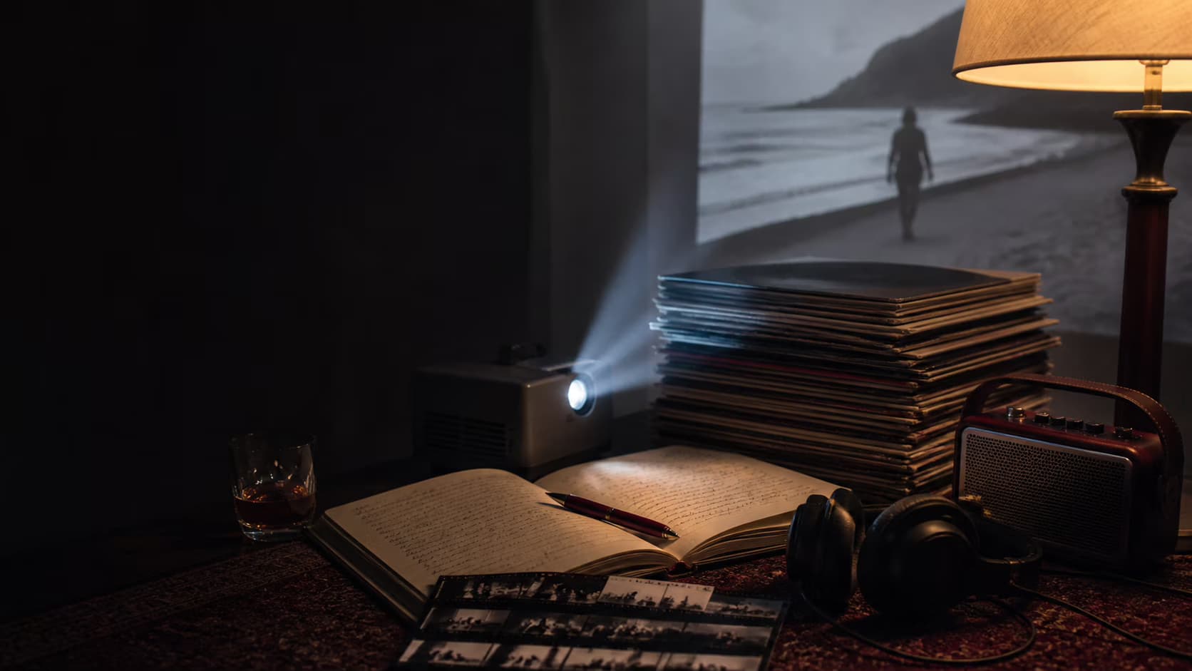 Films, records, headphones, and a projector selected by Captain's Studio